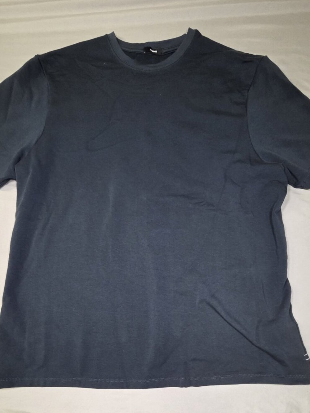 SENE Navy Crew Neck Tee Made in USA Mens Fits XL